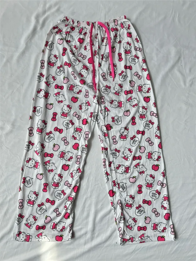 HK Women's Pajama Pants - Cute Soft Long Bottoms, Cozy Gift PJ Jammies
