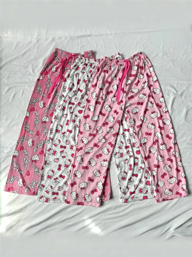 HK Women's Pajama Pants - Cute Soft Long Bottoms, Cozy Gift PJ Jammies