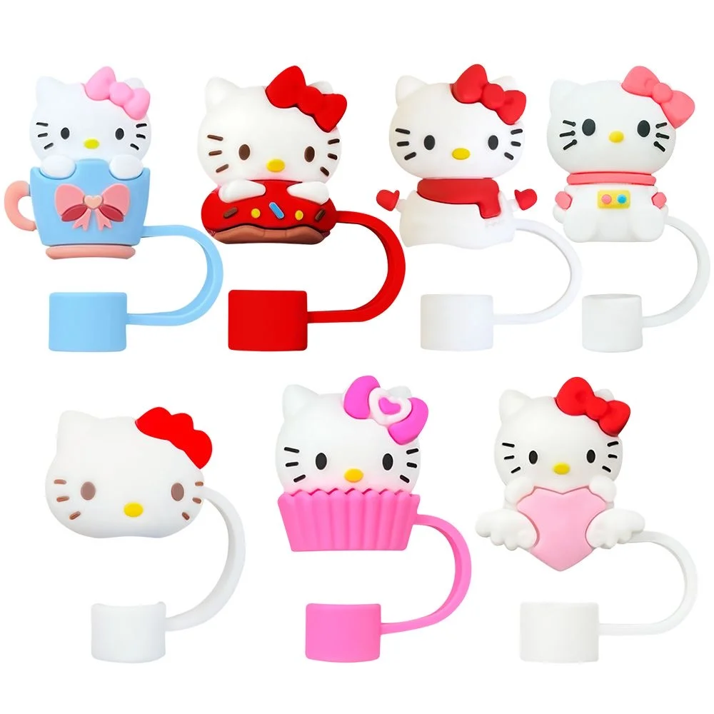 HK Straw Covers – Cap Toppers Compatible with Stanley Tumbler | Reusable Cute Silicone Tips & Lids Protectors 01250108
