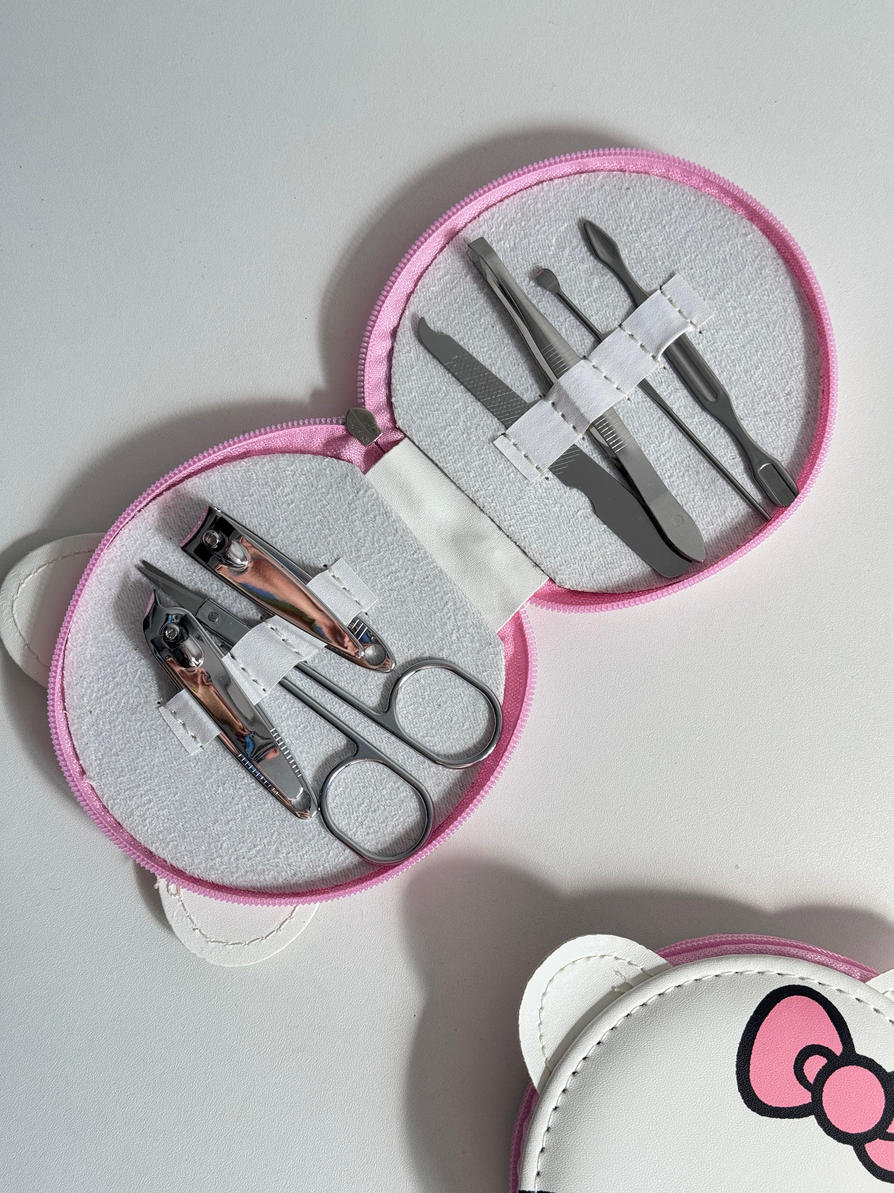 HK PU Shape Organizer Bag Nail Set