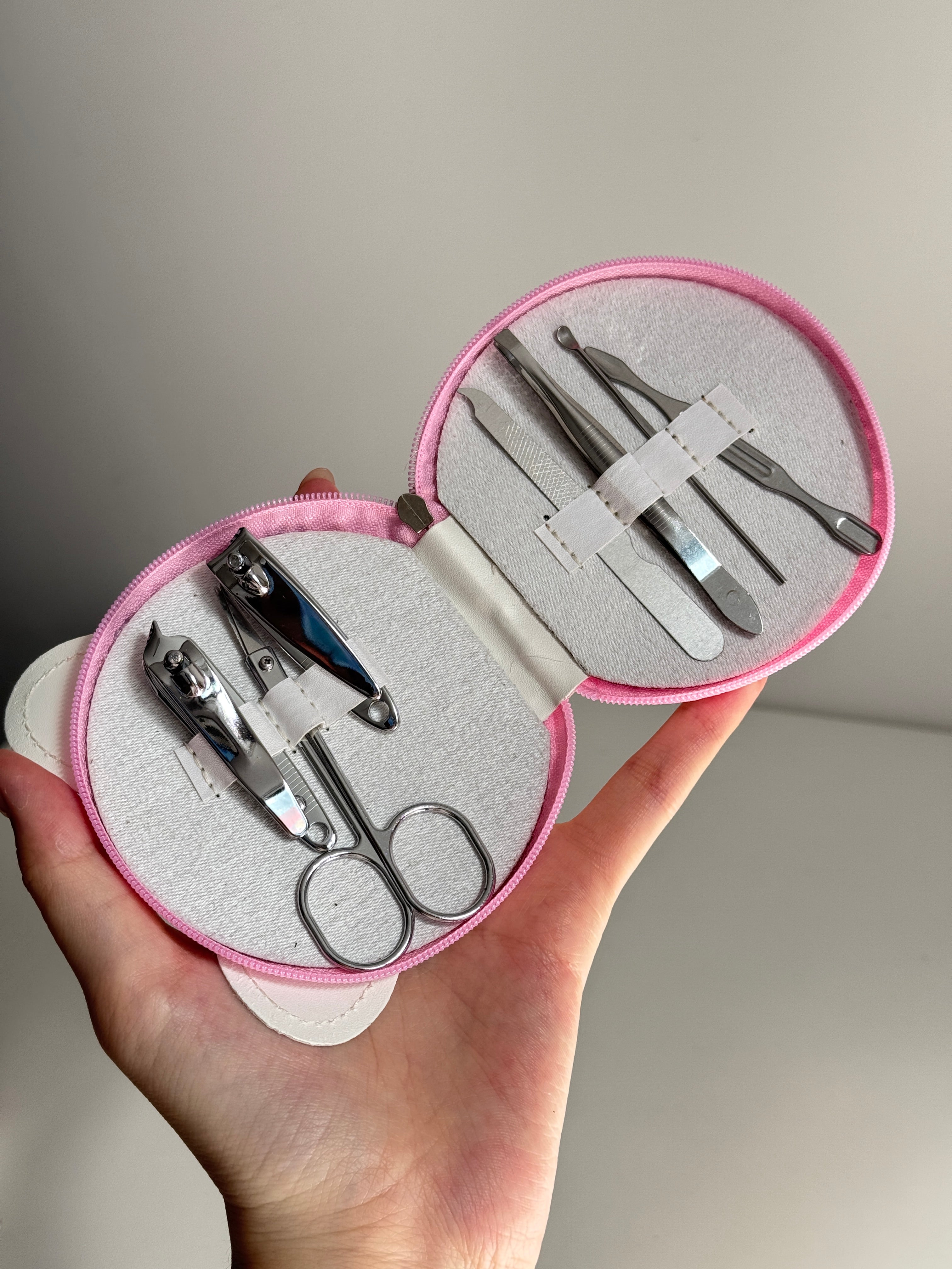 HK PU Shape Organizer Bag Nail Set