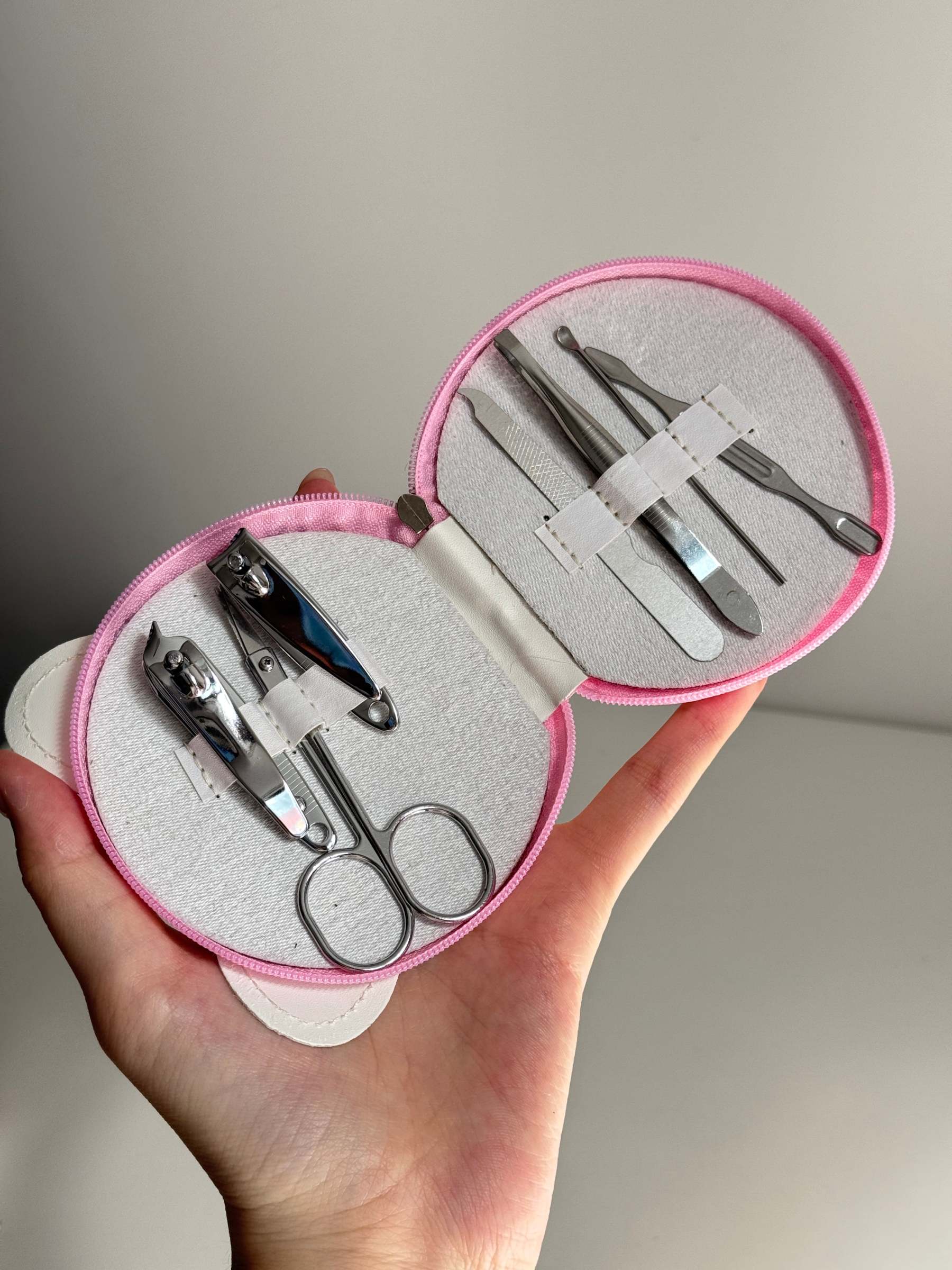 HK PU Shape Organizer Bag Nail Set