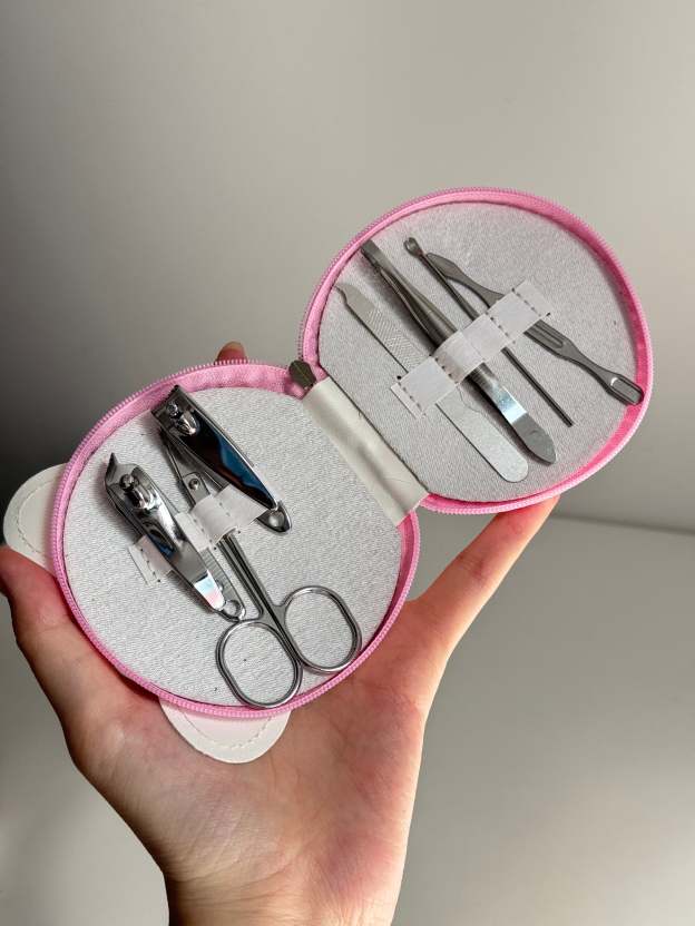 HK PU Shape Organizer Bag Nail Set