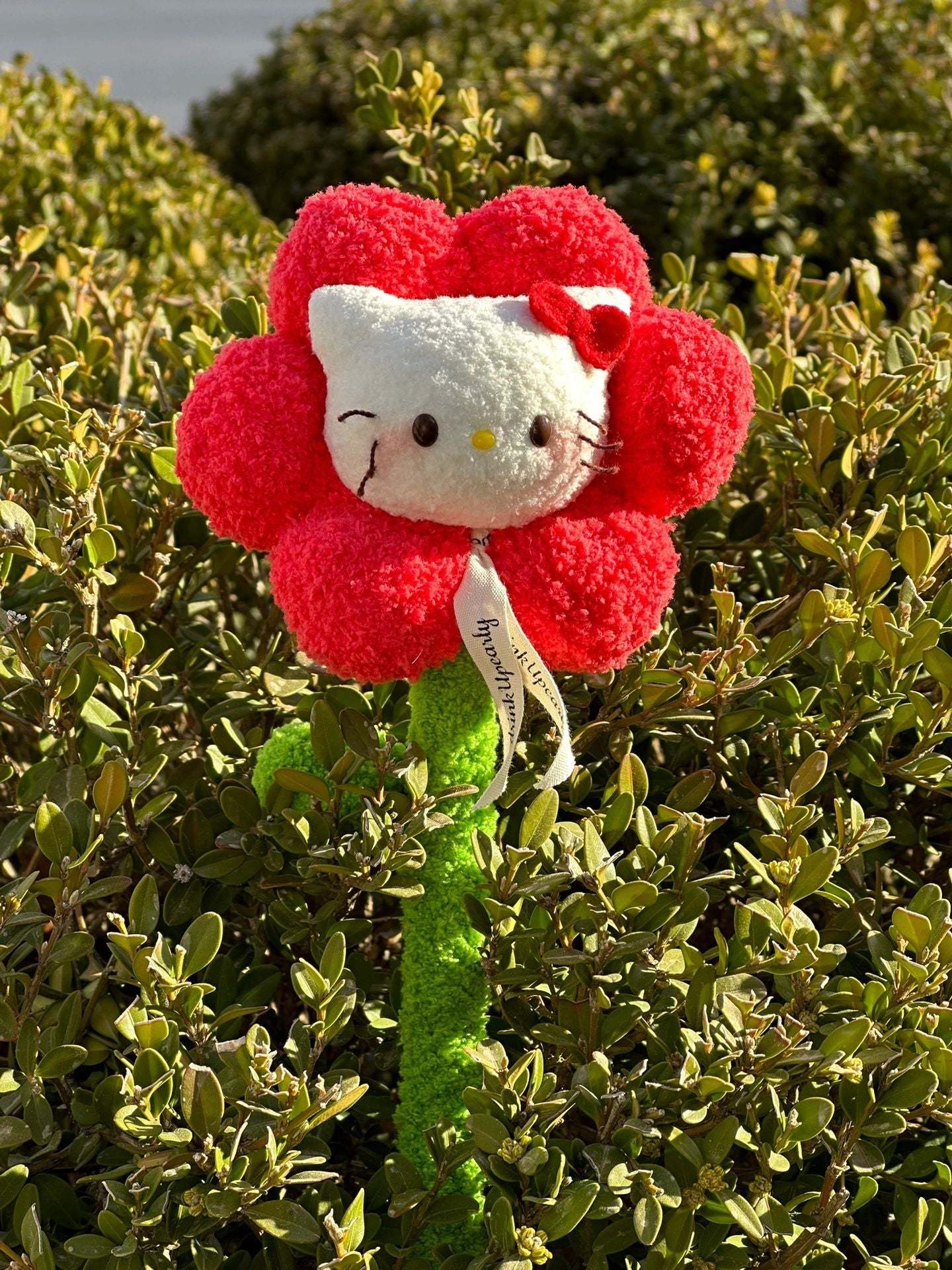 HK Colorful Handmade Plush Flower Bouquet-cutelalaco