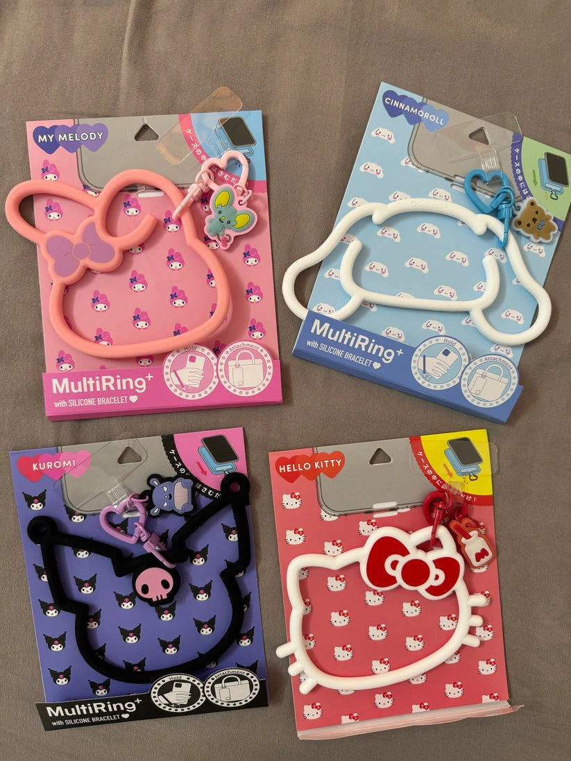 Kawaii Multi-Ring Silicone Phone Bracelet