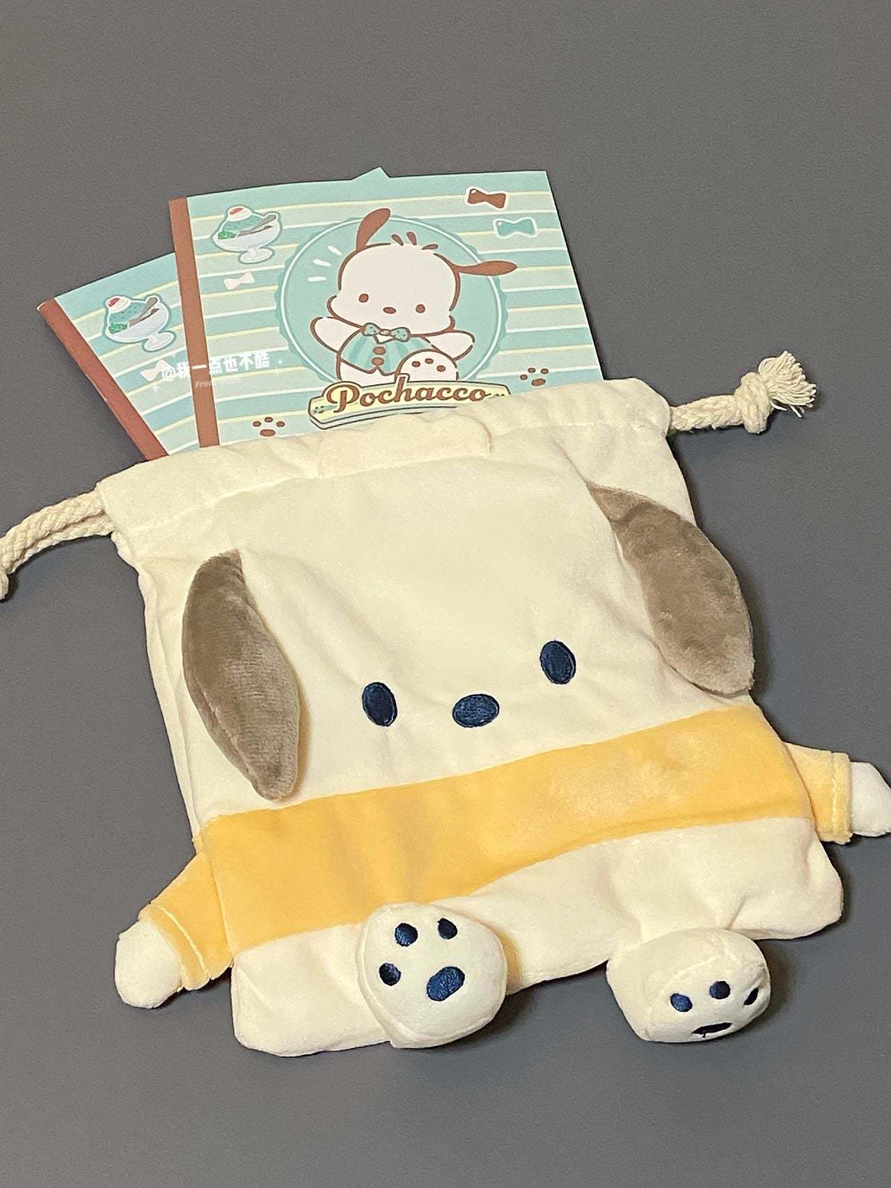  Drawstring Plushie Bag Travel Purse Makeup Cosmetic Storage Bags Organizer-cutelalaco