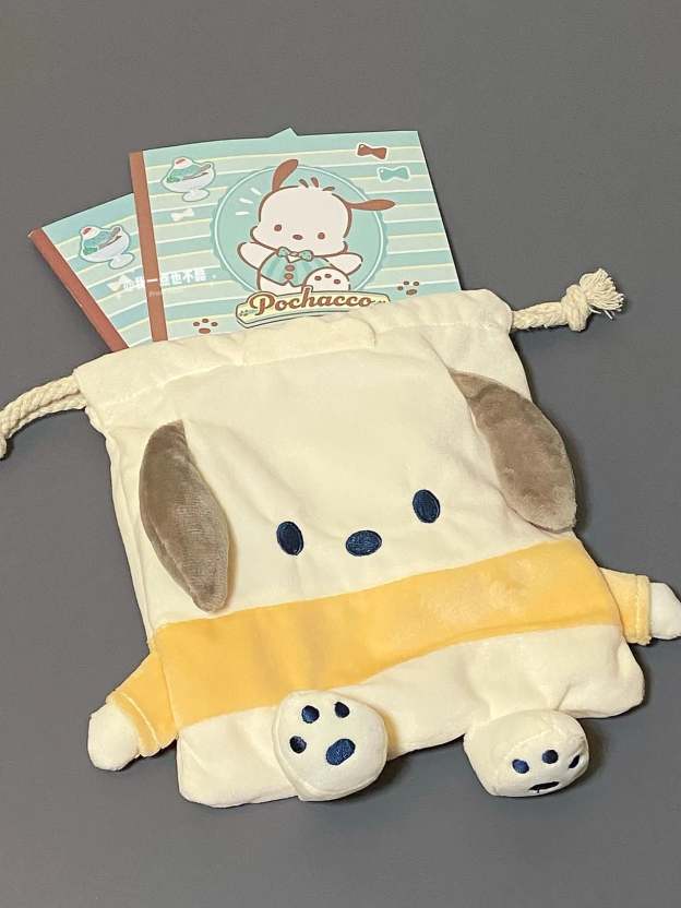  Drawstring Plushie Bag Travel Purse Makeup Cosmetic Storage Bags Organizer-cutelalaco