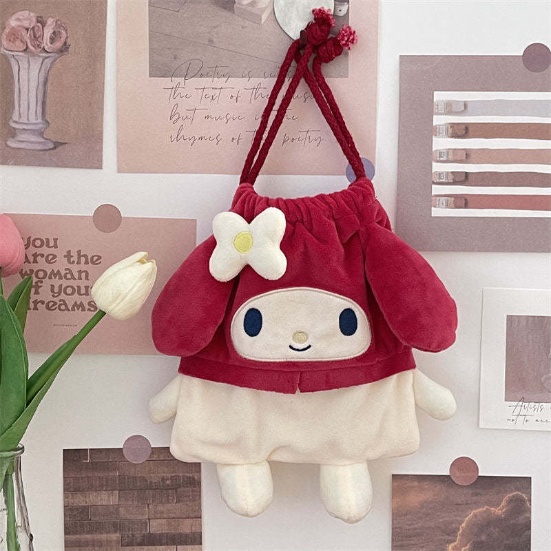  Drawstring Plushie Bag Travel Purse Makeup Cosmetic Storage Bags Organizer-cutelalaco