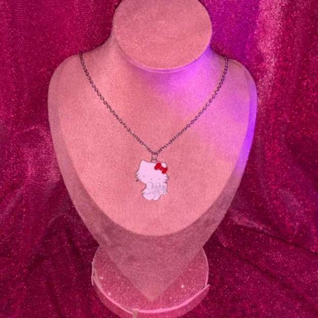 2Pcs HKDemons and Angels Pendant Necklaces as BFFs Necklace Couples Jewelry Accessories Gifts