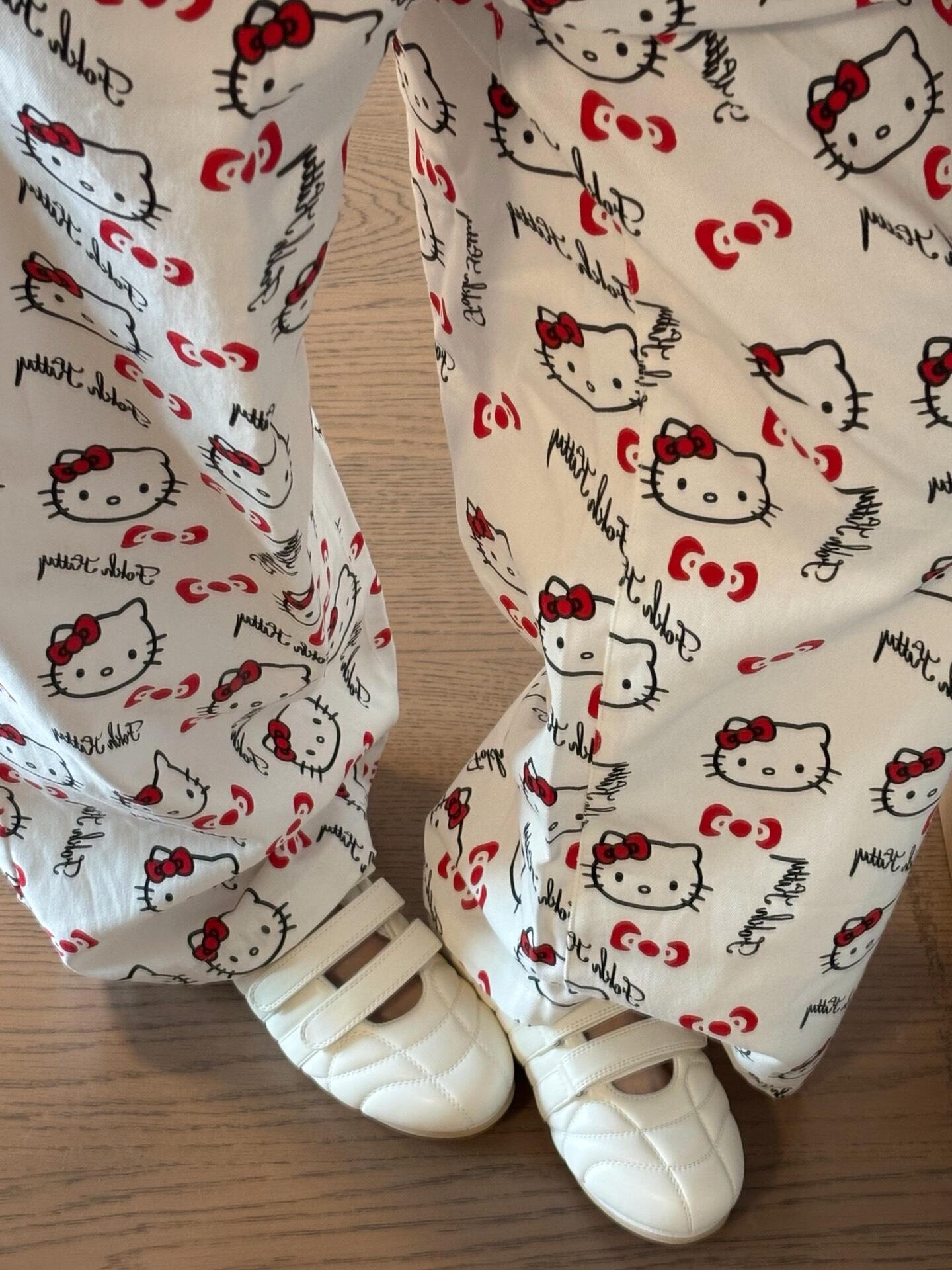 HK WHite Pocket Embroidery Wide Leg Jeans High Waist Baggy Jeans for Women Loose Boyfriends Jeans Denim Pants 01250505