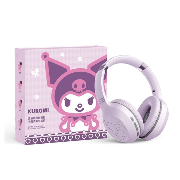 Sanrio Character Over-Ear Bluetooth Wireless Headphones - Cute & High-Quality Sound EJ1134