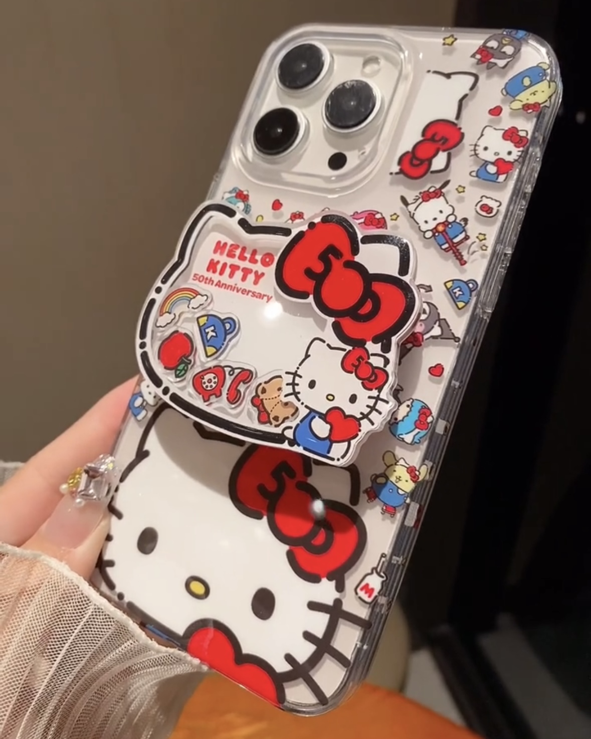 Adhesive/Magnetic Wobble Phone Stand - Cute & Functional Convenient Phone Accessory PJ1253