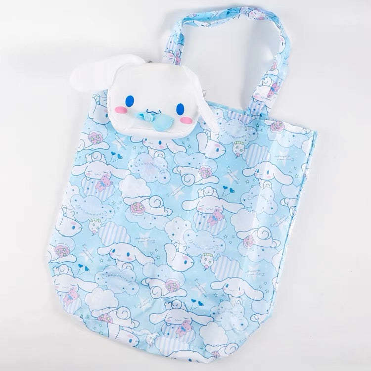  Lightweight Portable Grocery Bag Large Capacity Shopping Bag Durable Reusable Tote Bag Travel Accessories-cutelalaco