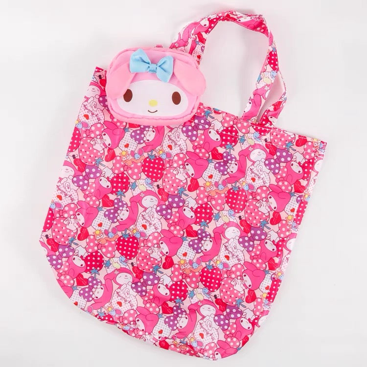  Lightweight Portable Grocery Bag Large Capacity Shopping Bag Durable Reusable Tote Bag Travel Accessories-cutelalaco