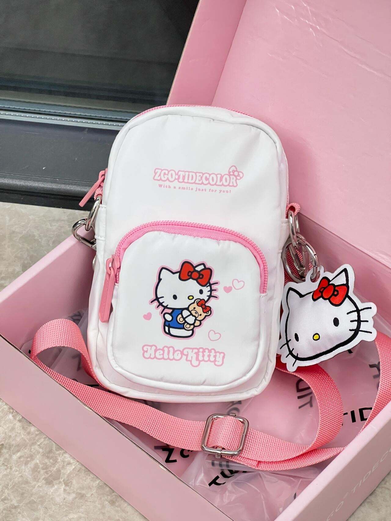 HK Small Crossbody Bags Mini Cell Phone Purses with Crossbody Strap Phone Wallet Shoulder Bag Nylon Arm Bag-cutelalaco