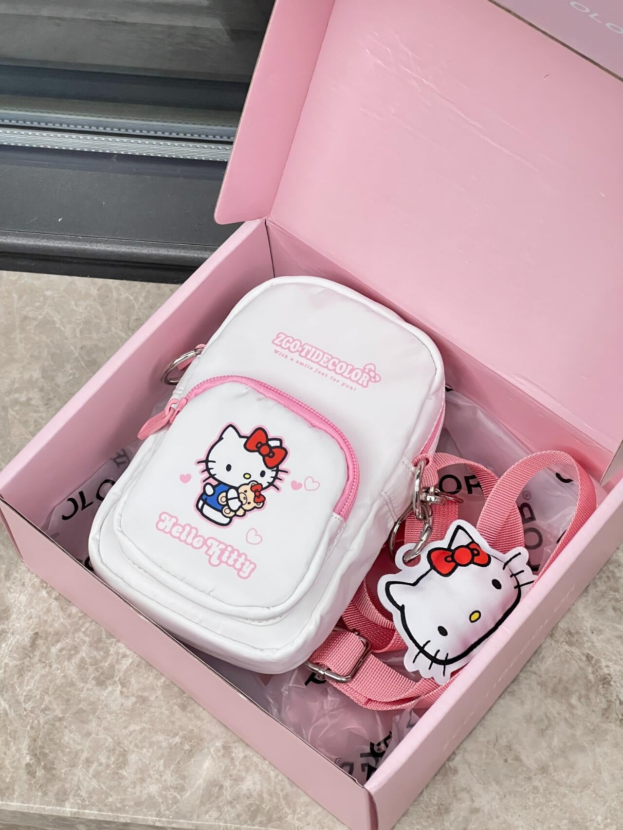HK Small Crossbody Bags Mini Cell Phone Purses with Crossbody Strap Phone Wallet Shoulder Bag Nylon Arm Bag-cutelalaco
