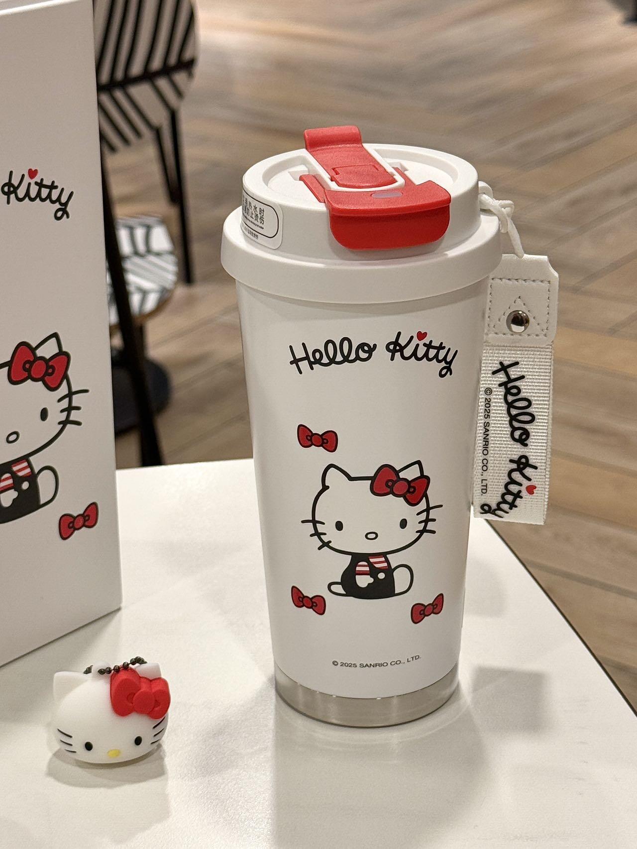 Sanrio 18oz Tumbler Stainless Steel Vacuum Insulated Coffee Travel Mug with Lid Thermal Cup for Outdoor