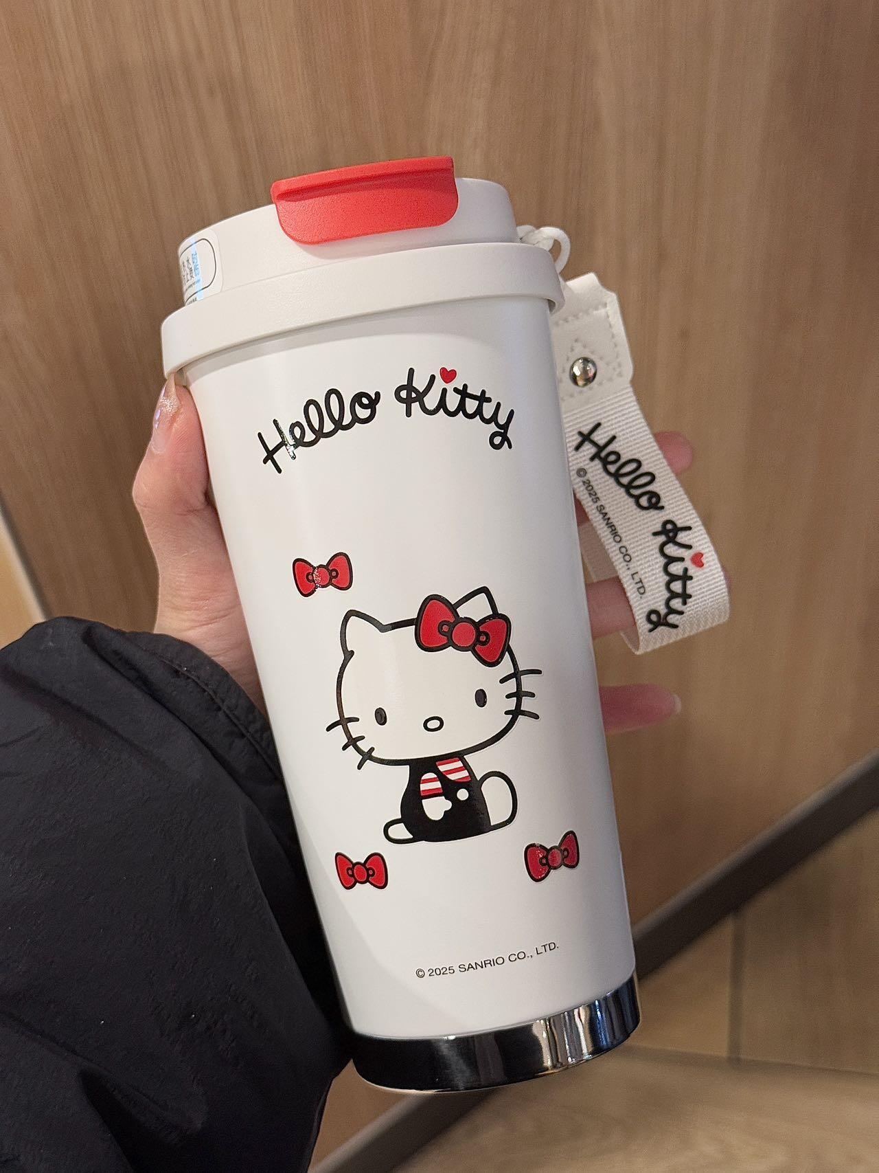 Sanrio 18oz Tumbler Stainless Steel Vacuum Insulated Coffee Travel Mug with Lid Thermal Cup for Outdoor