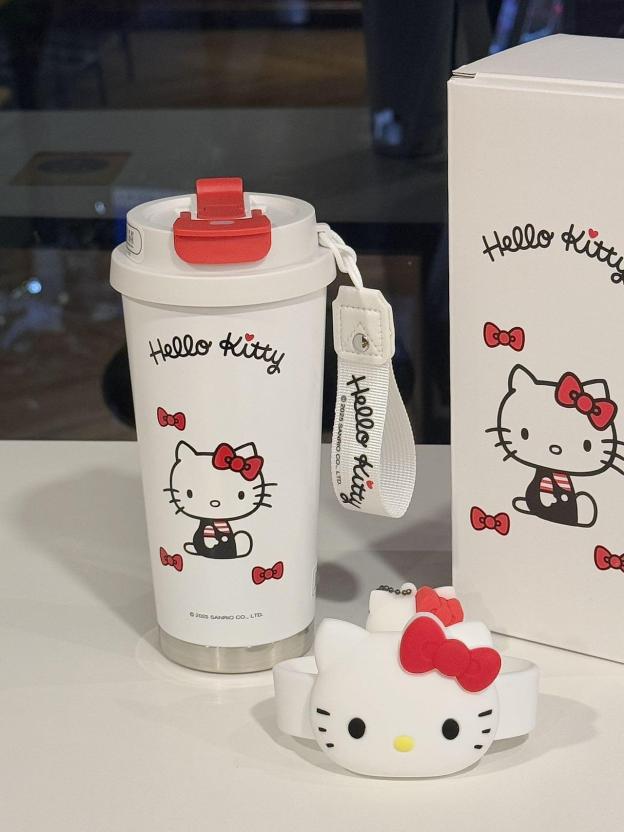 Sanrio 18oz Tumbler Stainless Steel Vacuum Insulated Coffee Travel Mug with Lid Thermal Cup for Outdoor