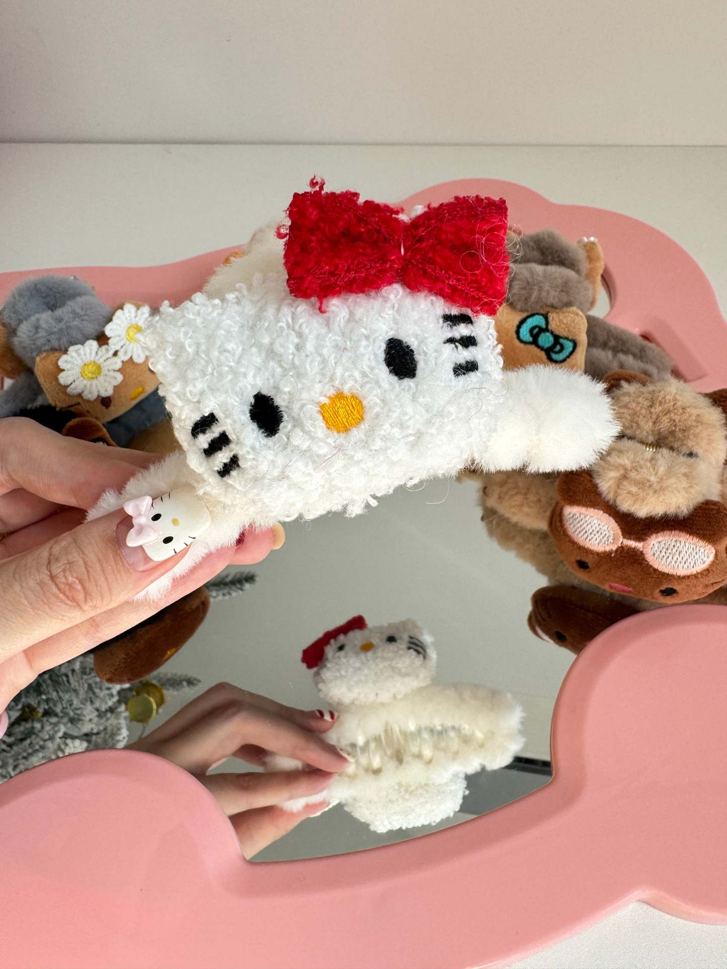 HK Plush Claw Clip  Cute Hair Clips for Women Girls(1 Pcs)-cutelalaco