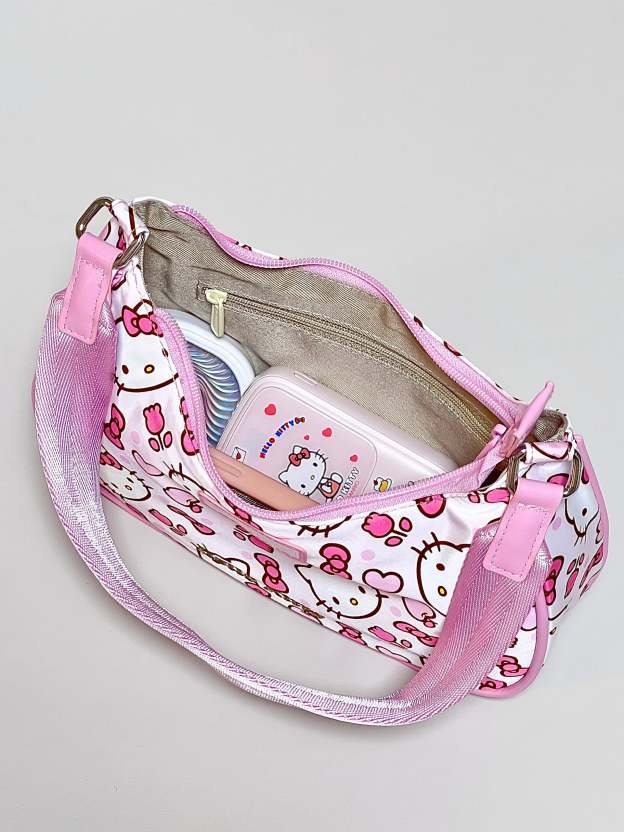  Hobo Bag for Women Nylon Shoulder Crossbody Bags Y2K Small Clutch Totes Handbag Evening Armpit Top Handle Purse（gift box packaging）-cutelalaco