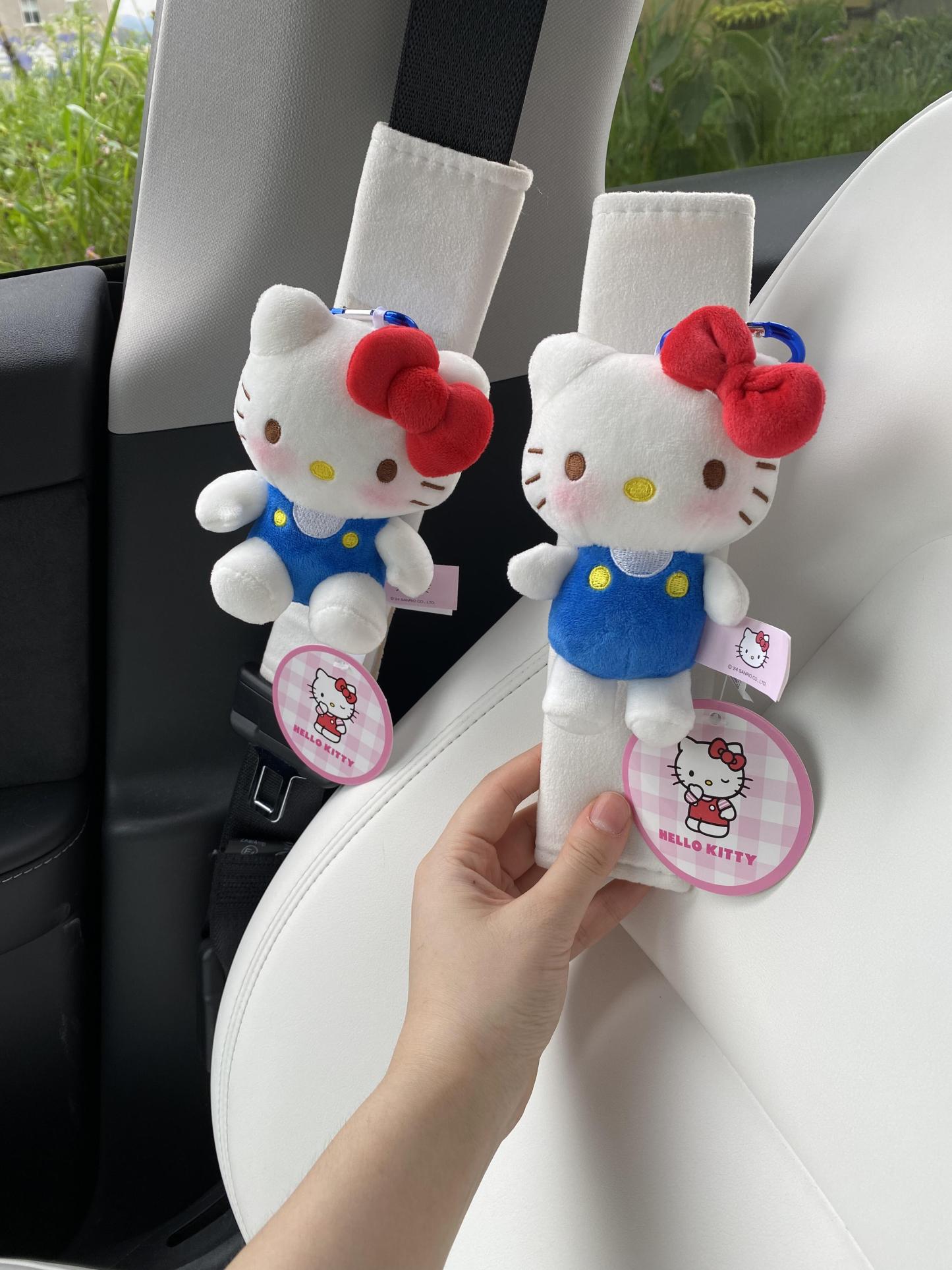 Cute HK Car Seat Belt Cover Pad Car Accessories for Kids Adults (1 PCS)