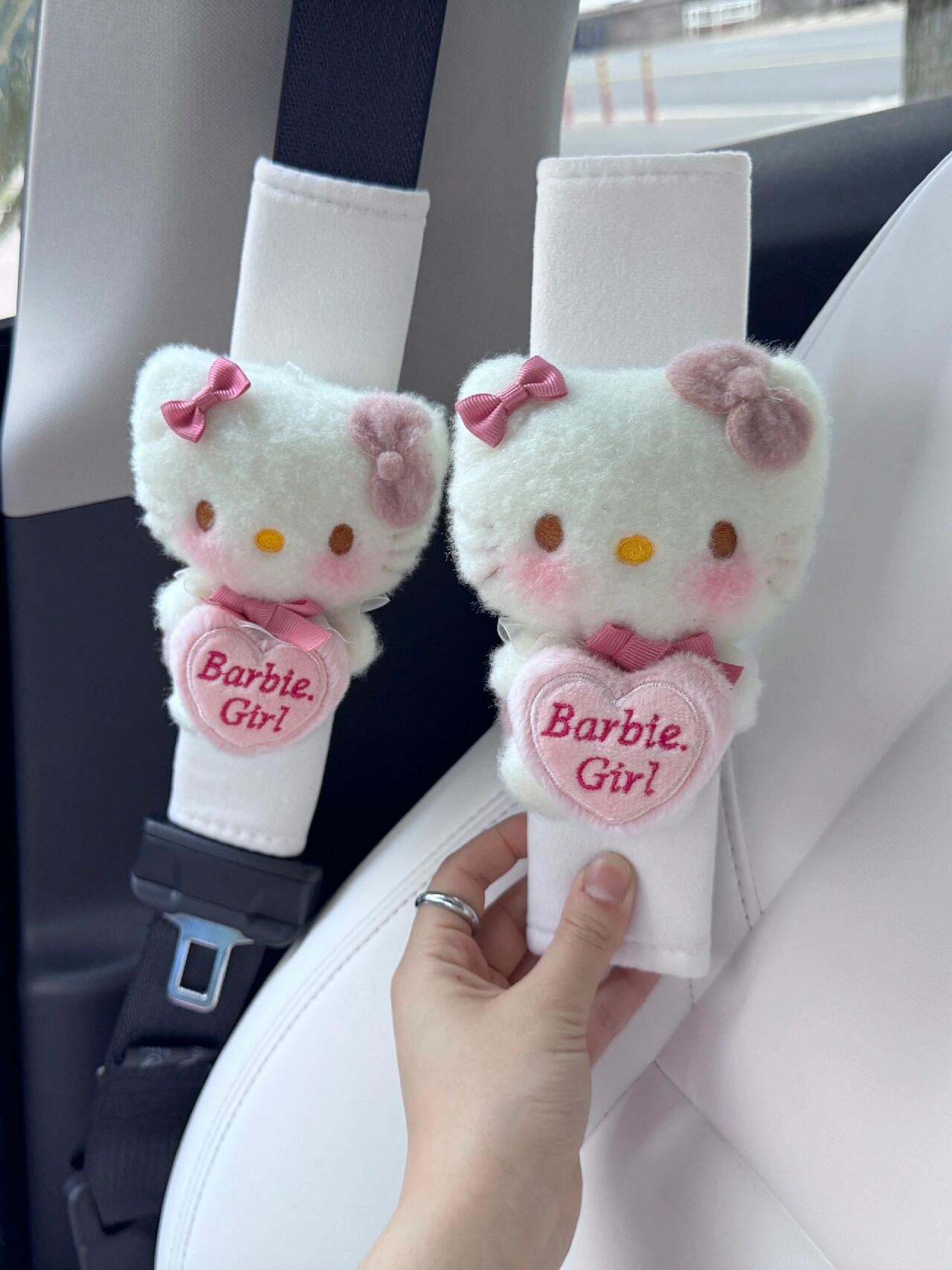 Cute HK Car Seat Belt Cover Pad Car Accessories for Kids Adults (1 PCS)