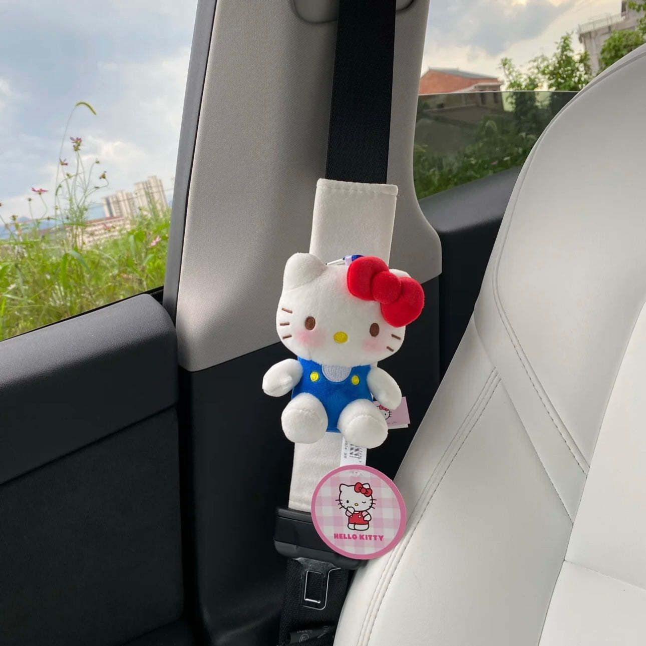 Cute HK Car Seat Belt Cover Pad Car Accessories for Kids Adults (1 PCS)