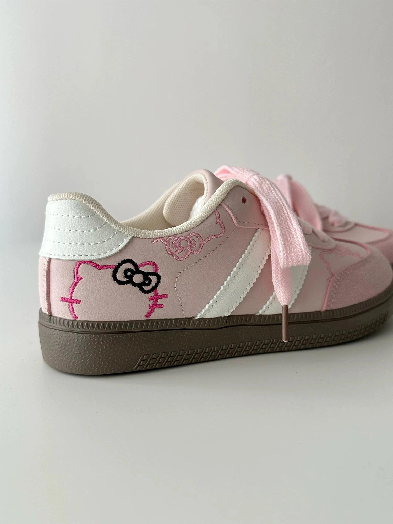 HK Embroidery Cute Sneakers Casual Fashion Comfortable Classic Shoes