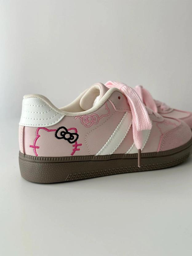 HK Embroidery Cute Sneakers Casual Fashion Comfortable Classic Shoes
