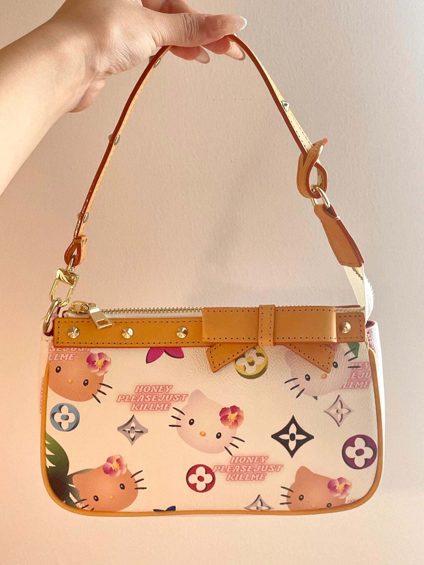 HK Clutch Tote Handbag with Removable Strap & Zipper Closure - Crossbody Shoulder Purse for Women