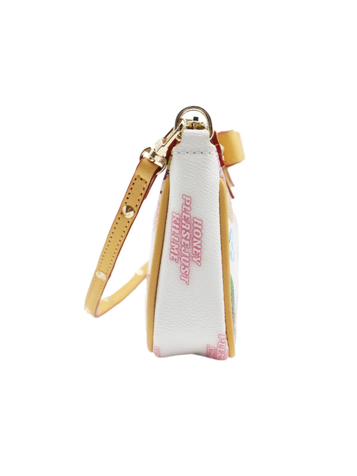 HK Clutch Tote Handbag with Removable Strap & Zipper Closure - Crossbody Shoulder Purse for Women