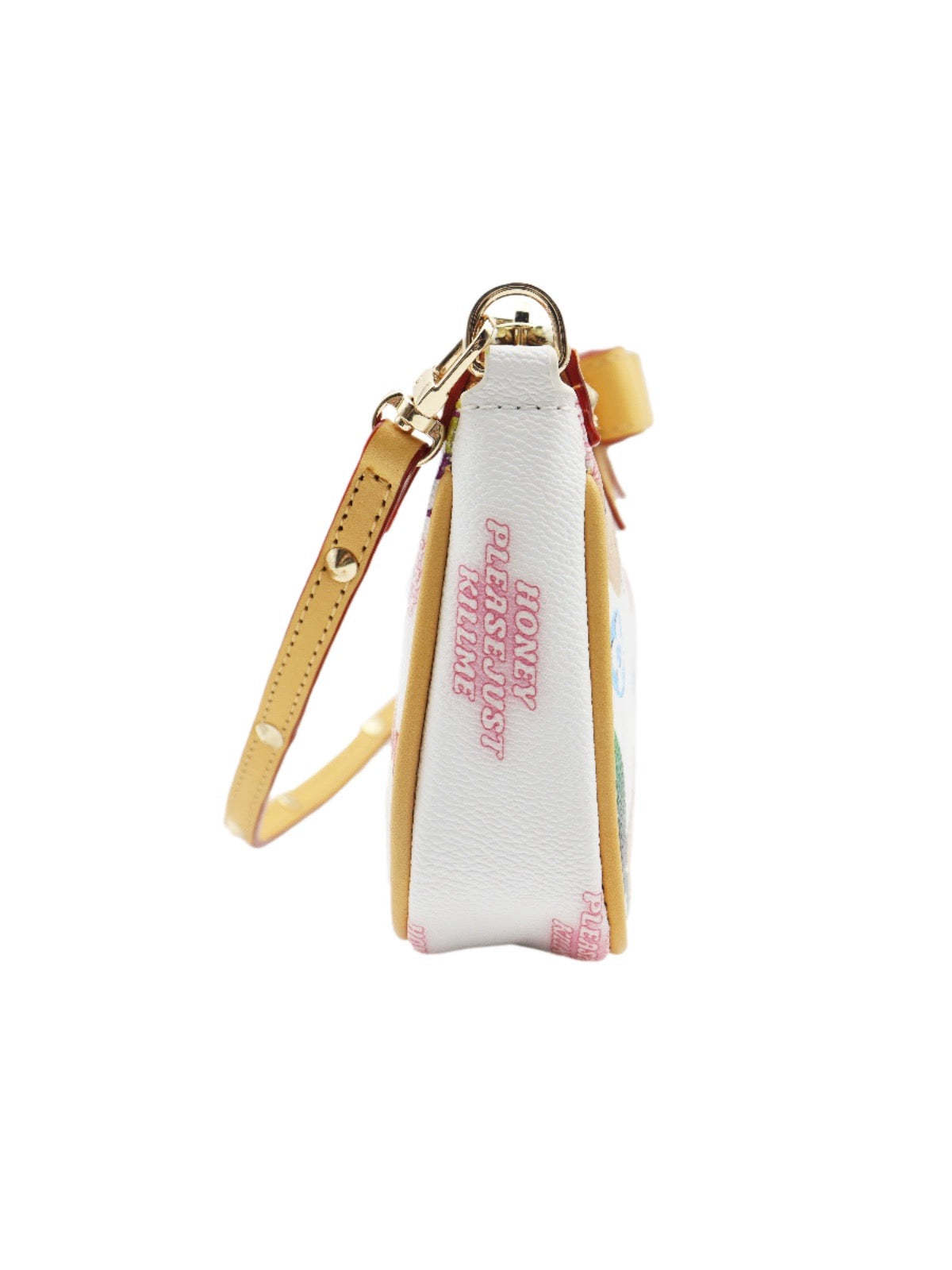 HK Clutch Tote Handbag with Removable Strap & Zipper Closure - Crossbody Shoulder Purse for Women