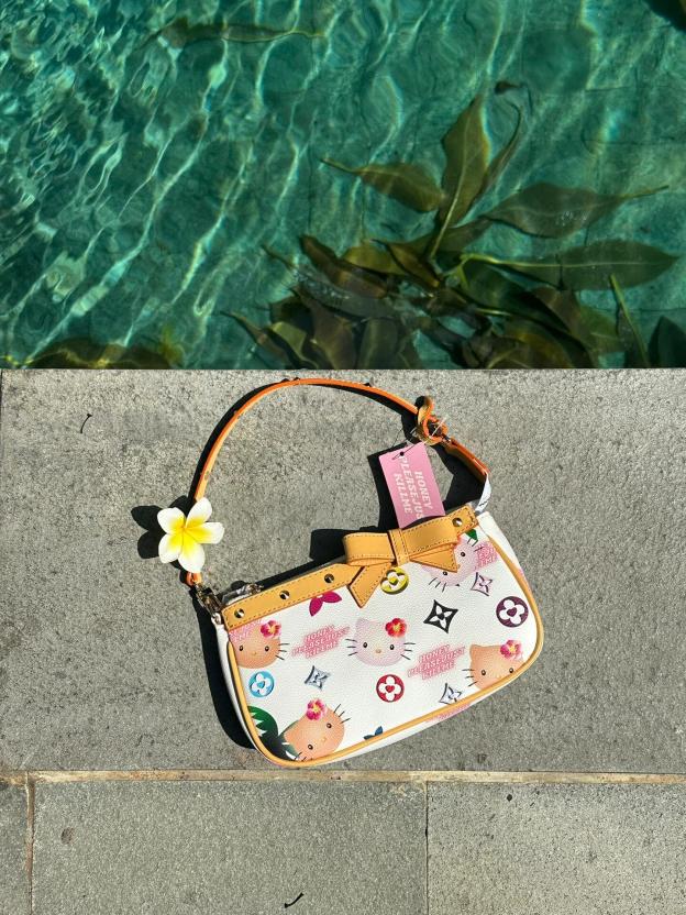 HK Clutch Tote Handbag with Removable Strap & Zipper Closure - Crossbody Shoulder Purse for Women
