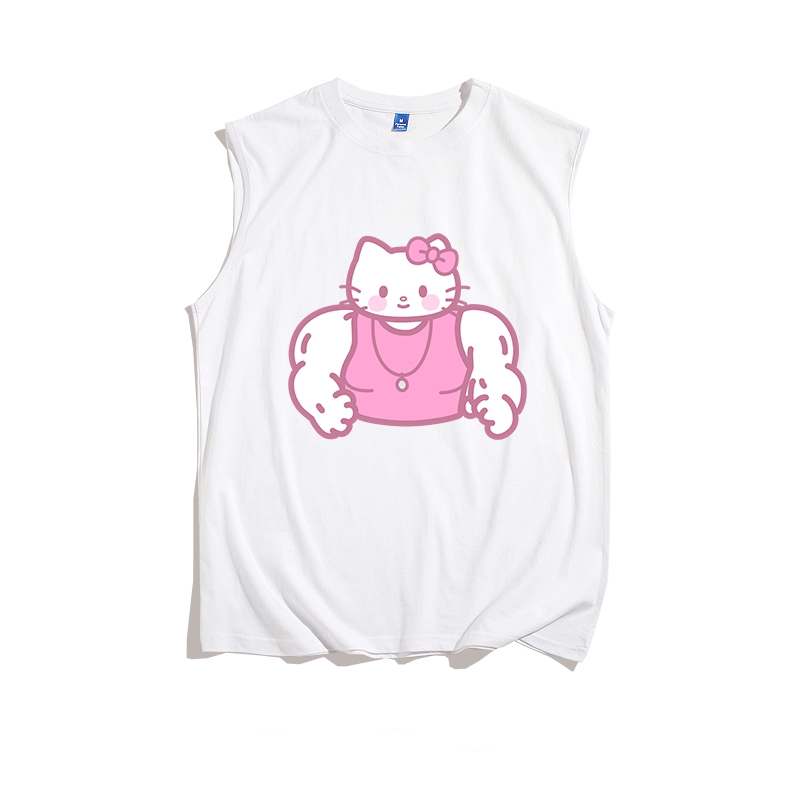 Cool Kitty Cat Muscular Version Fitness Vest