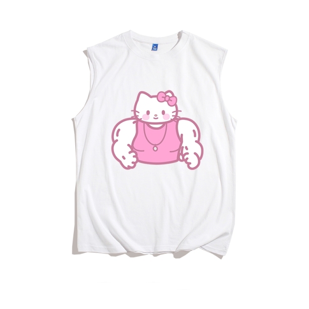 Cool Kitty Cat Muscular Version Fitness Vest