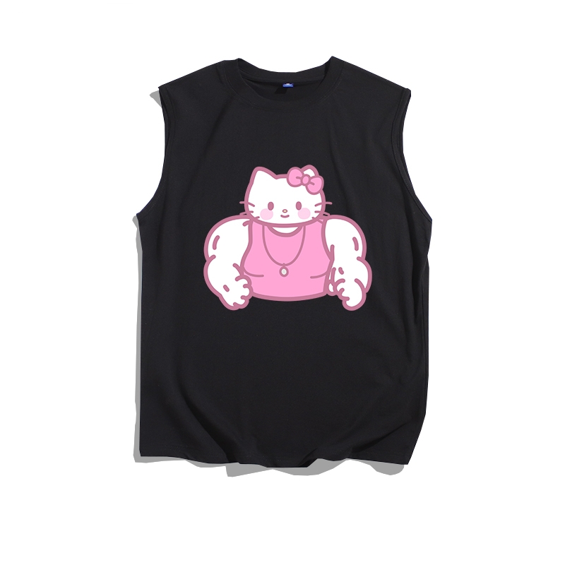 Cool Kitty Cat Muscular Version Fitness Vest