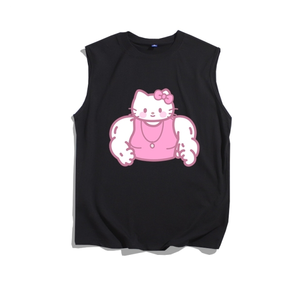 Cool Kitty Cat Muscular Version Fitness Vest