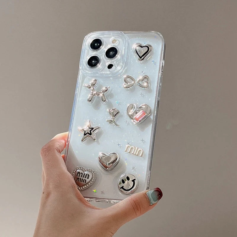 Y2K Starry iPhone Case-cutelalaco