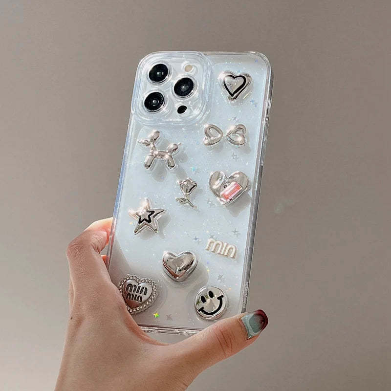 Y2K Starry iPhone Case-cutelalaco