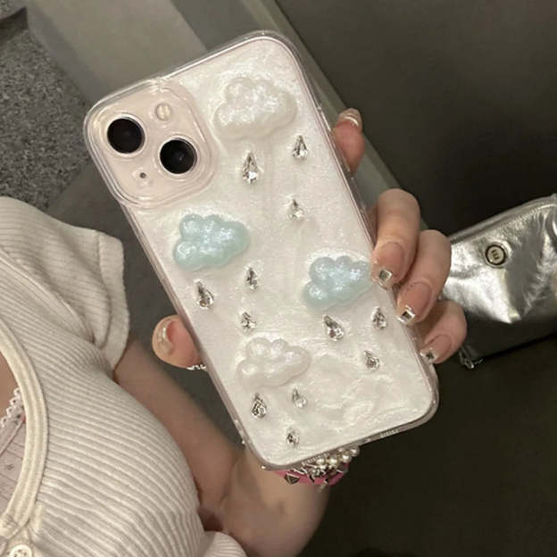 Crystal Cloud iPhone Case-cutelalaco