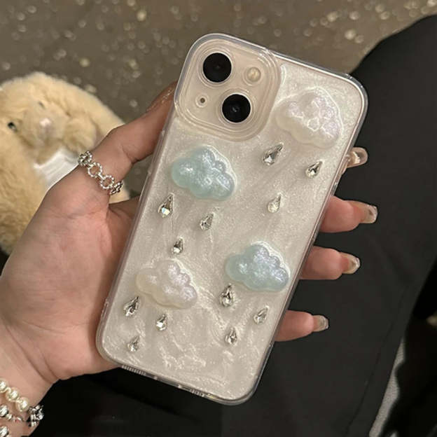 Crystal Cloud iPhone Case-cutelalaco