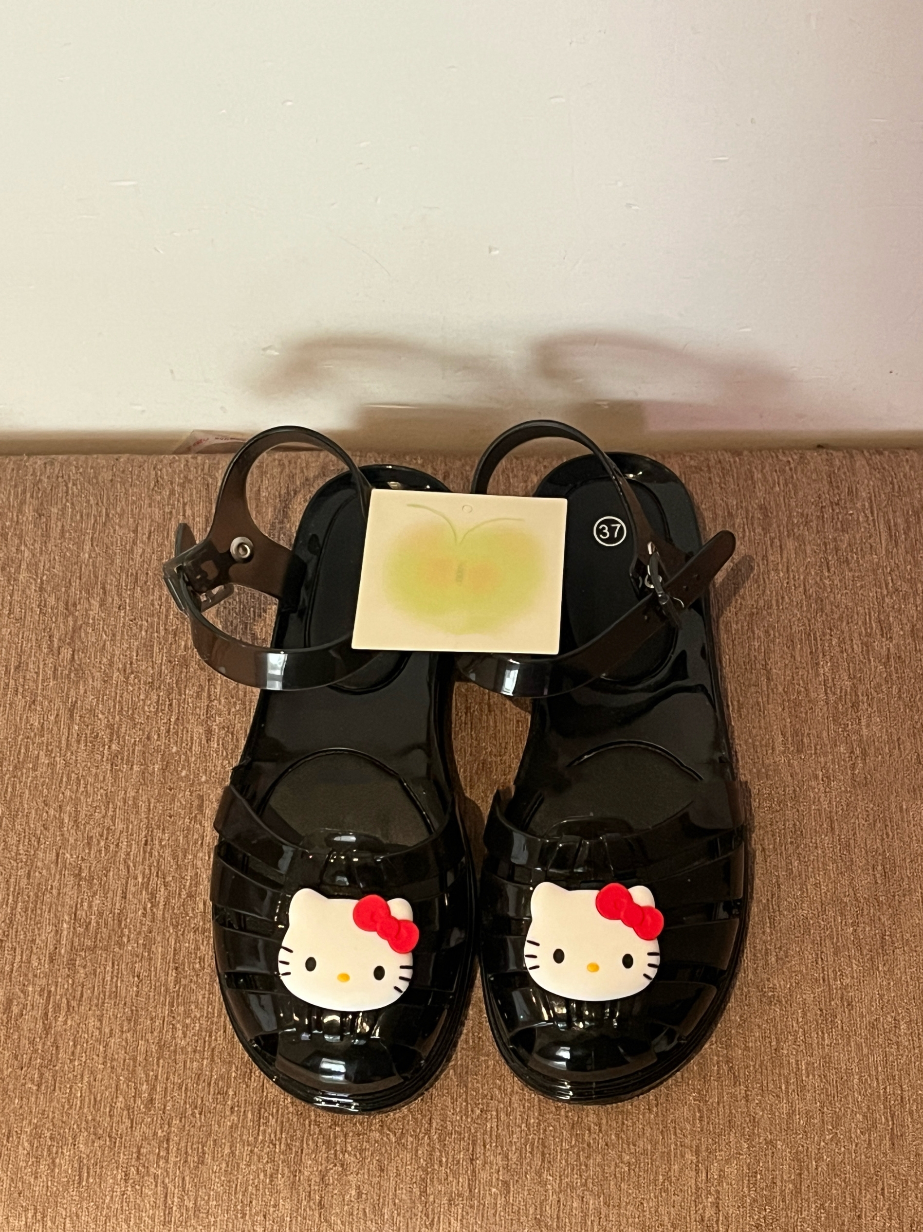 HK Jelly Transparent Sandals - DIY Adjustable Beach Slides for Women & Kids 01250606