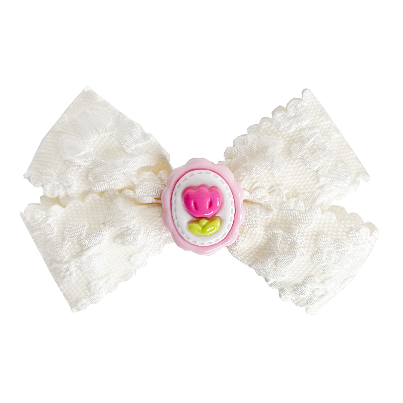 HK DIY Shoe Charms - Cute Cherry & Bow Accessories, Kawaii Jibbitz Decor Set 01250415 