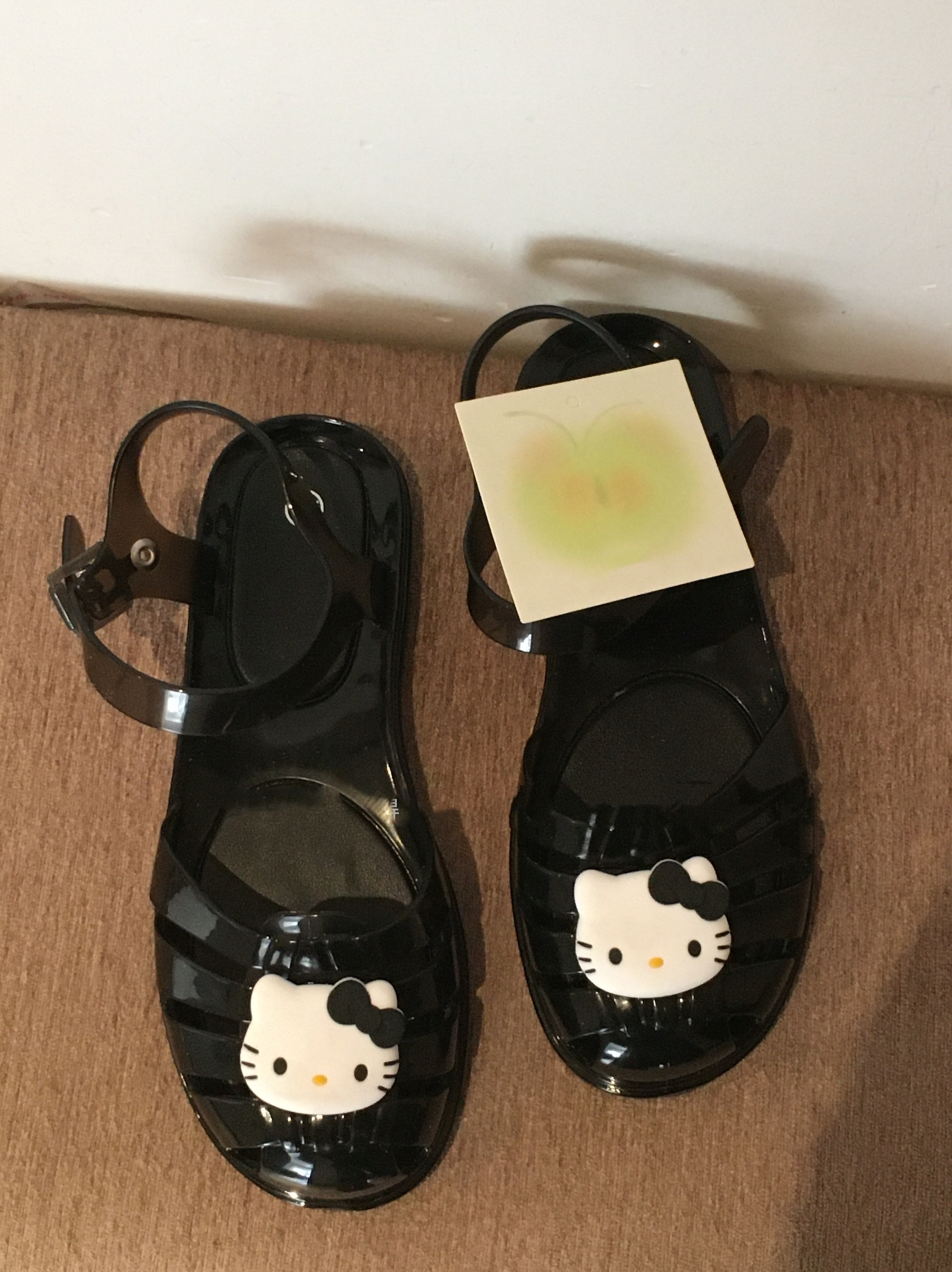 HK Jelly Transparent Sandals - DIY Adjustable Beach Slides for Women & Kids 01250606