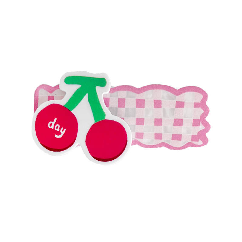HK DIY Shoe Charms - Cute Cherry & Bow Accessories, Kawaii Jibbitz Decor Set 01250415 