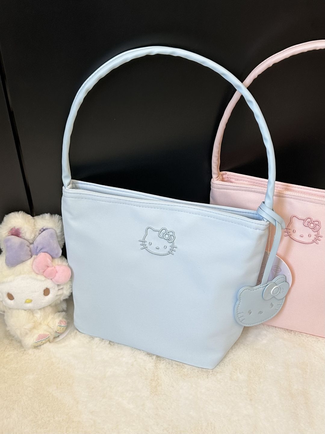 HK Embroidered Bucket Bag - Perfect for Commuting