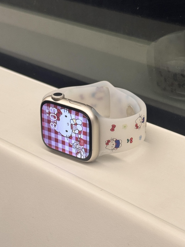 HK Apple Watch Transparent Matte Silicone Band