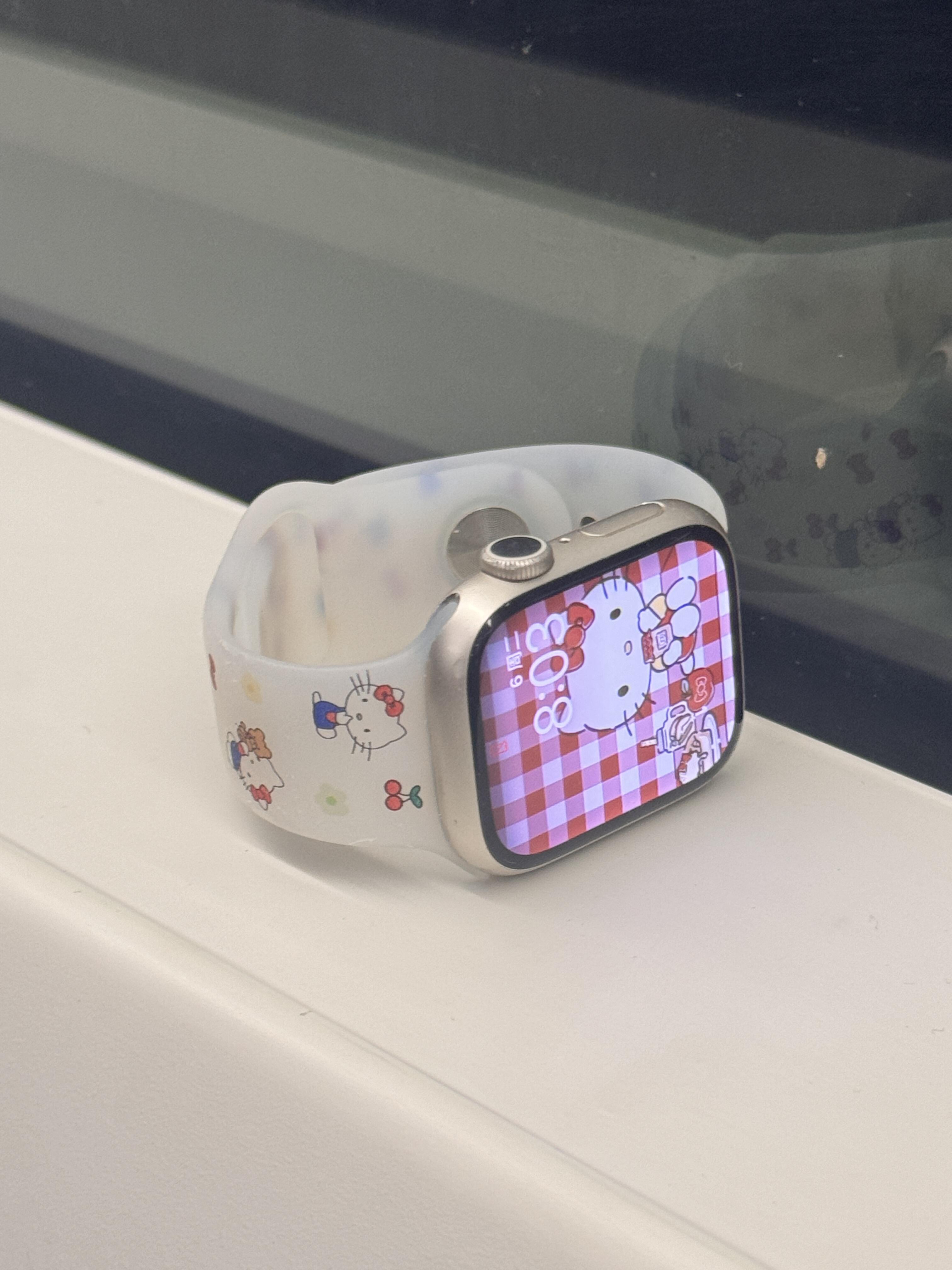 HK Apple Watch Transparent Matte Silicone Band