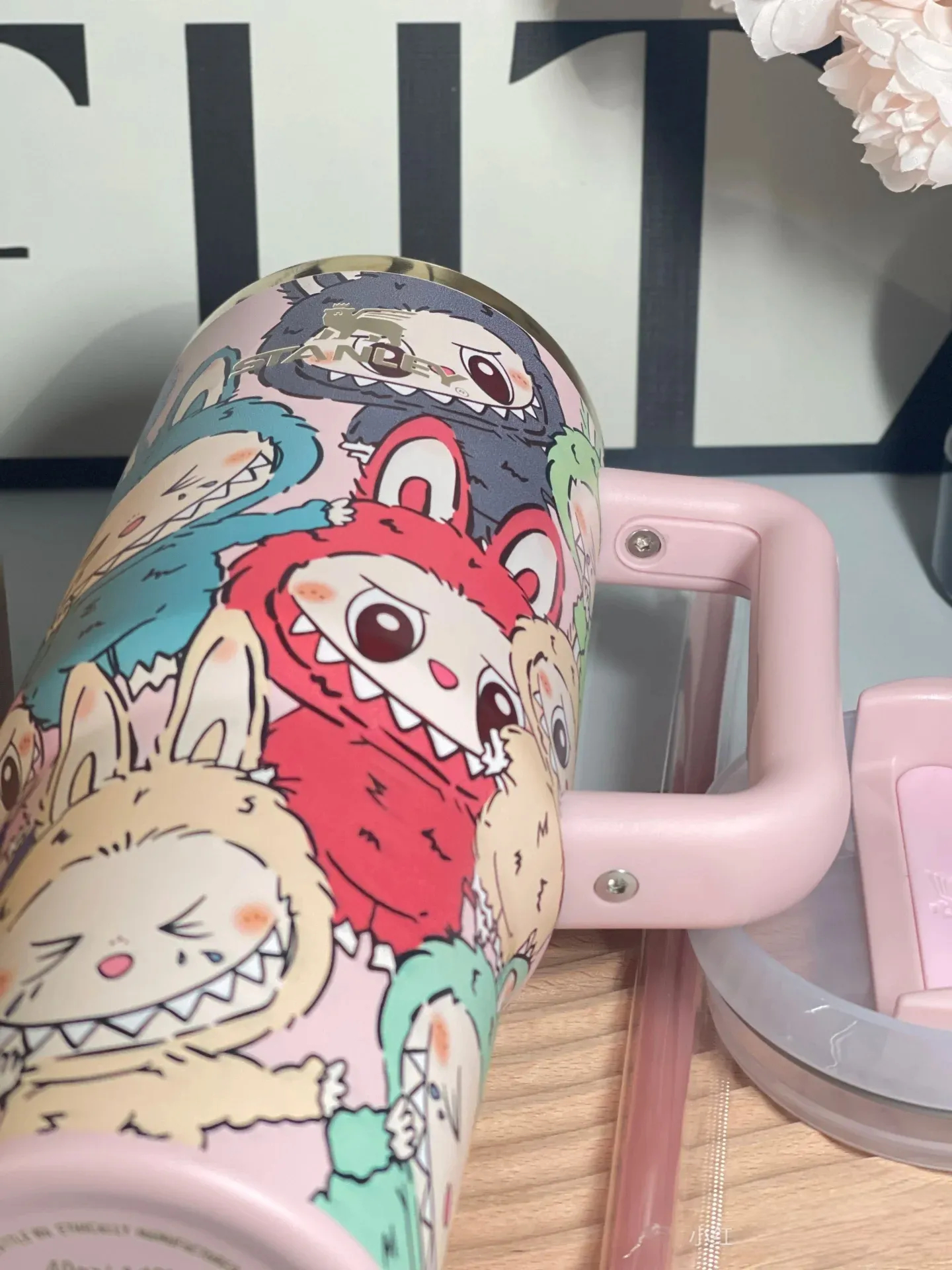 LBB Design Stainless Steel Straw Tumbler - 40oz Insulated Cup for Car, Gym & Office, Thermal Cold/Hot Drink Bottle